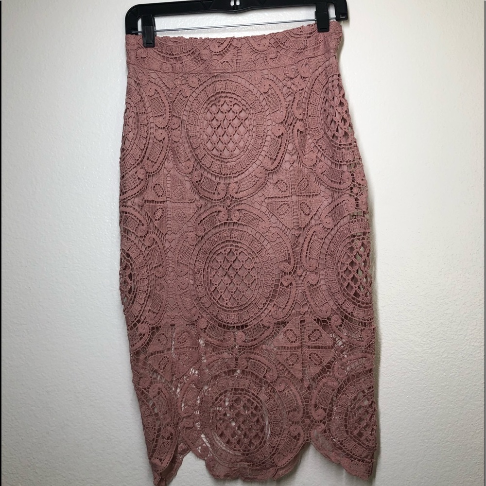 L’atiste Floral Skirt and Long Sleeve Crop top